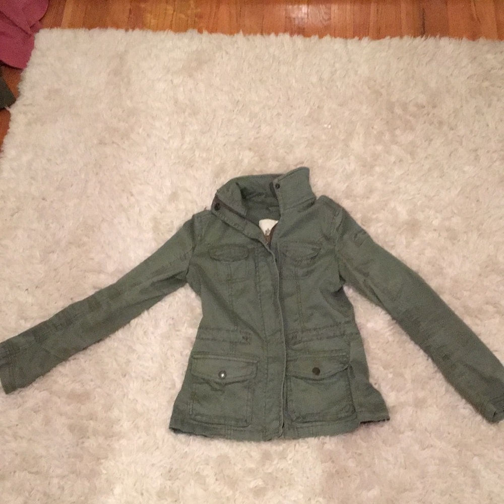 Green army jacket